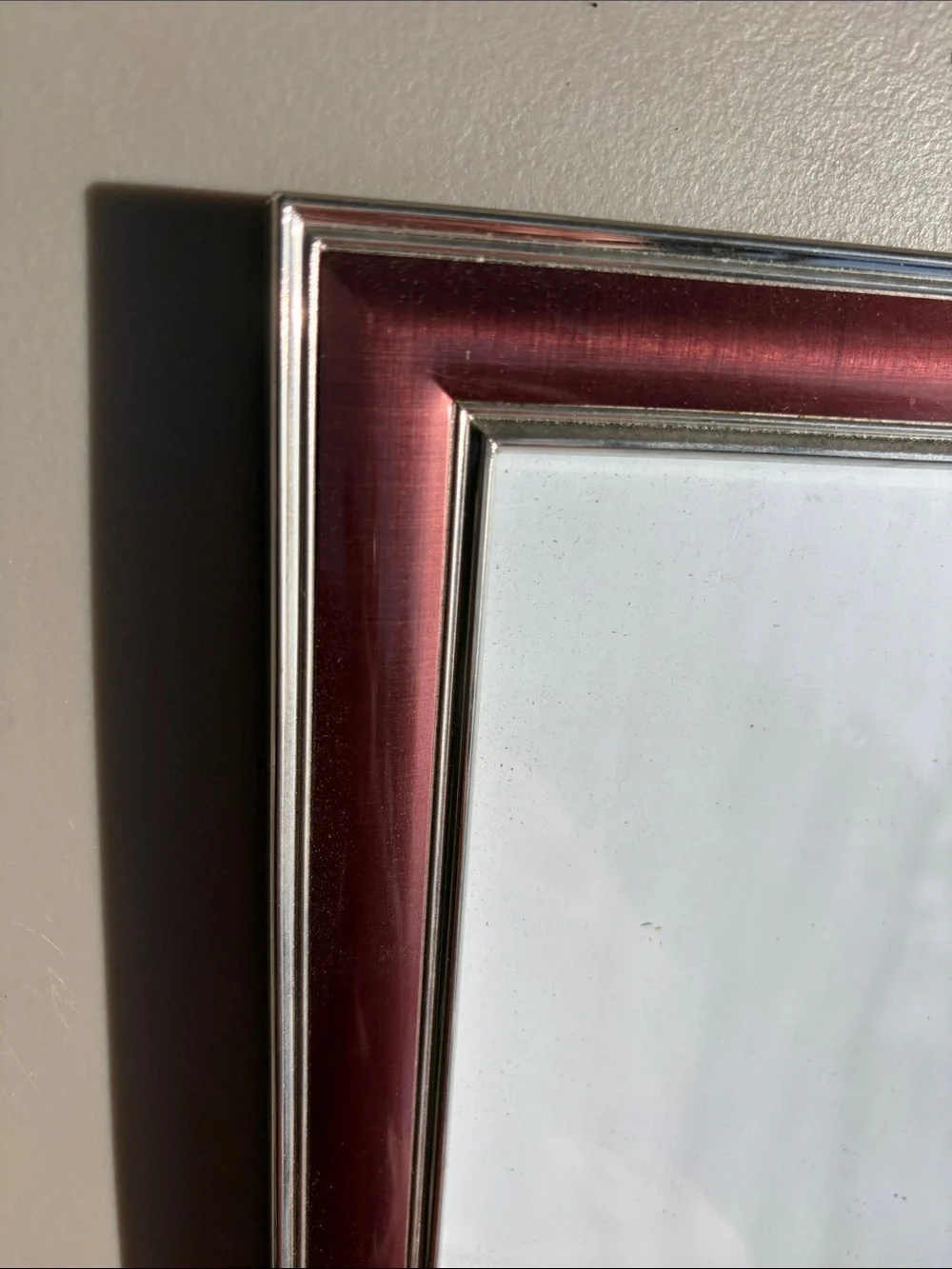 Fetco Burgundy Frame with Silver Trim